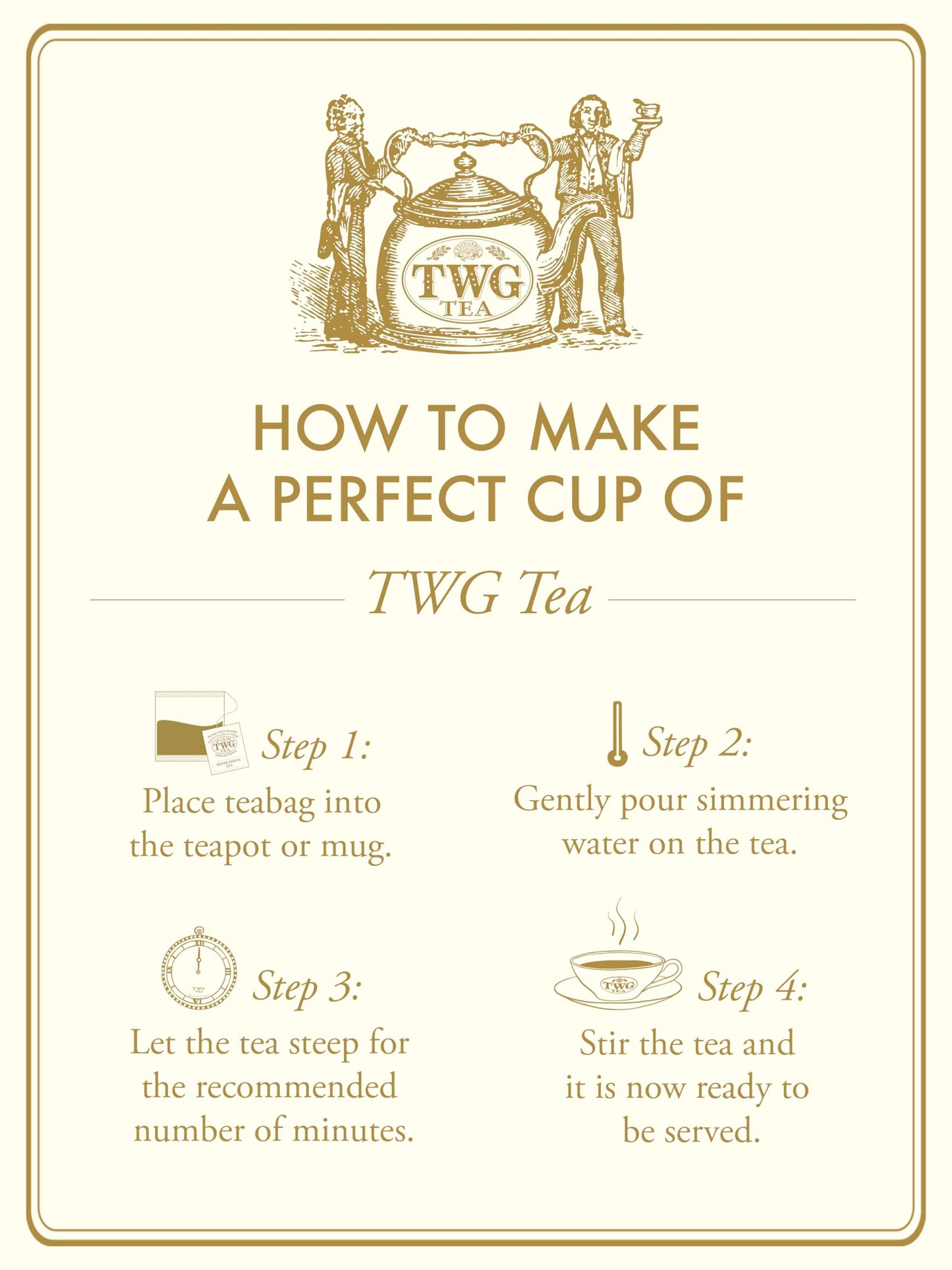 TWG Tea | Singapore Breakfast Tea | Black Tea & Green Tea | Vanilla & Spices | 15 Hand Sewn Cotton Tea Bags | Gift Set