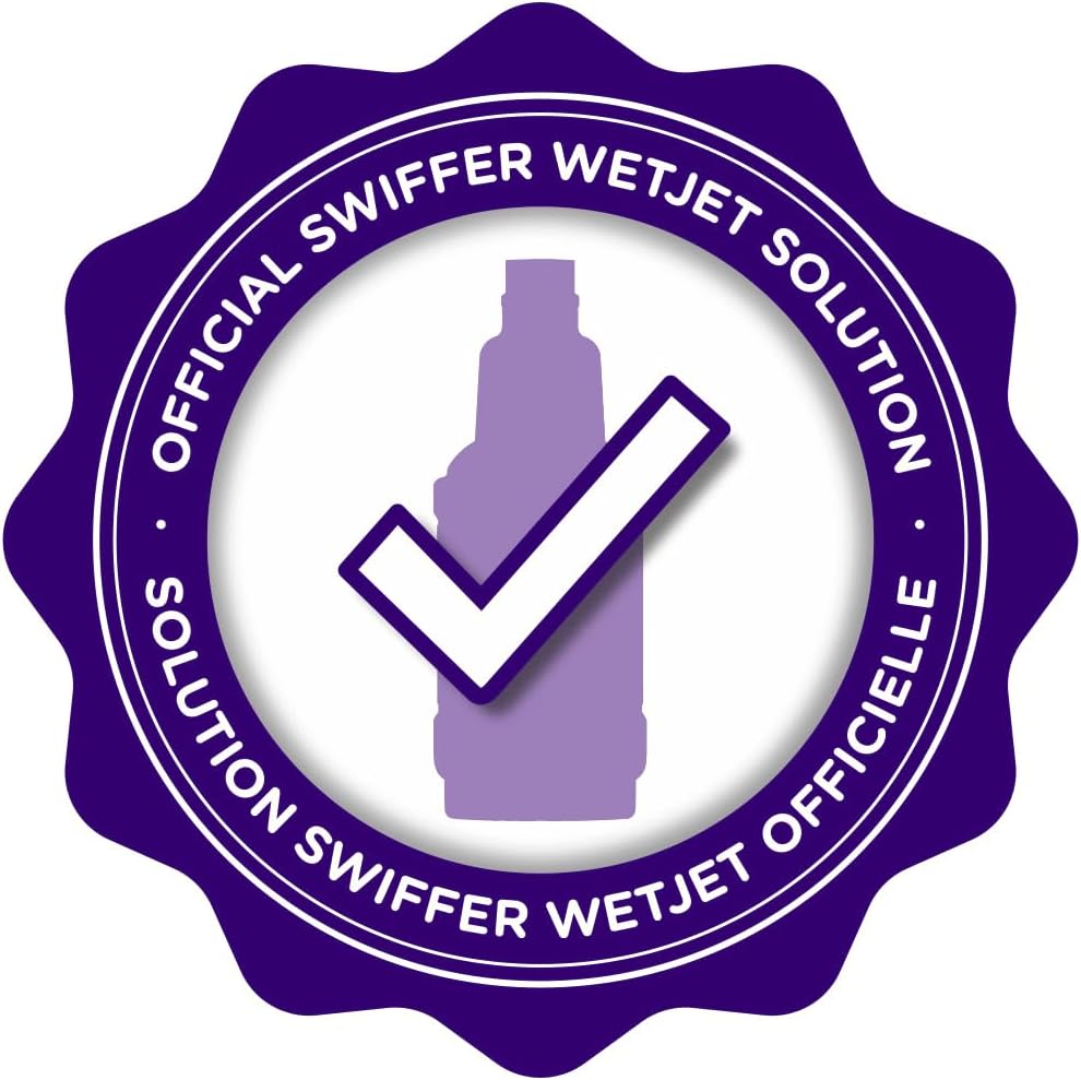 Swiffer WetJet Multi-Purpose Floor Cleaner Solution - Febreze Lavender Scent, 1.25L (Pack of 2)