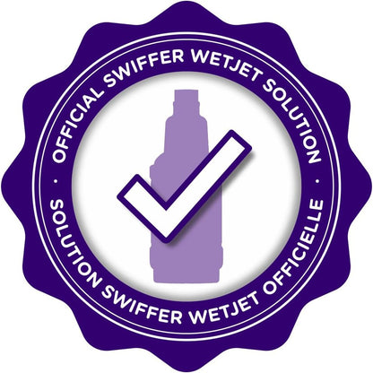 Swiffer WetJet Multi-Purpose Floor Cleaner Solution - Febreze Lavender Scent, 1.25L (Pack of 2)
