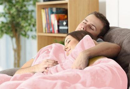 Utopia Bedding Fleece Blanket - Twin Size Pink 300GSM Luxury Soft Microfiber | Anti-Static & Fuzzy (60x80 Inch)