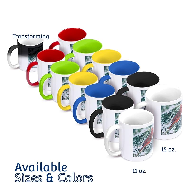 3dRose Christmas Poinsettia Mug - Two-Tone Red 11oz, Red+11 Ounces