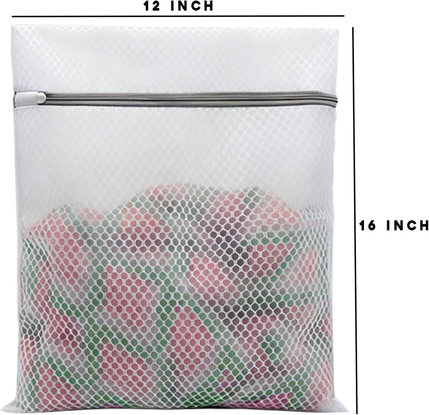 Premium Laundry Bags by Skiennix - Durable Double-Layer Honeycomb Mesh for Delicates | 10 Pcs, 12 x 16 Inches