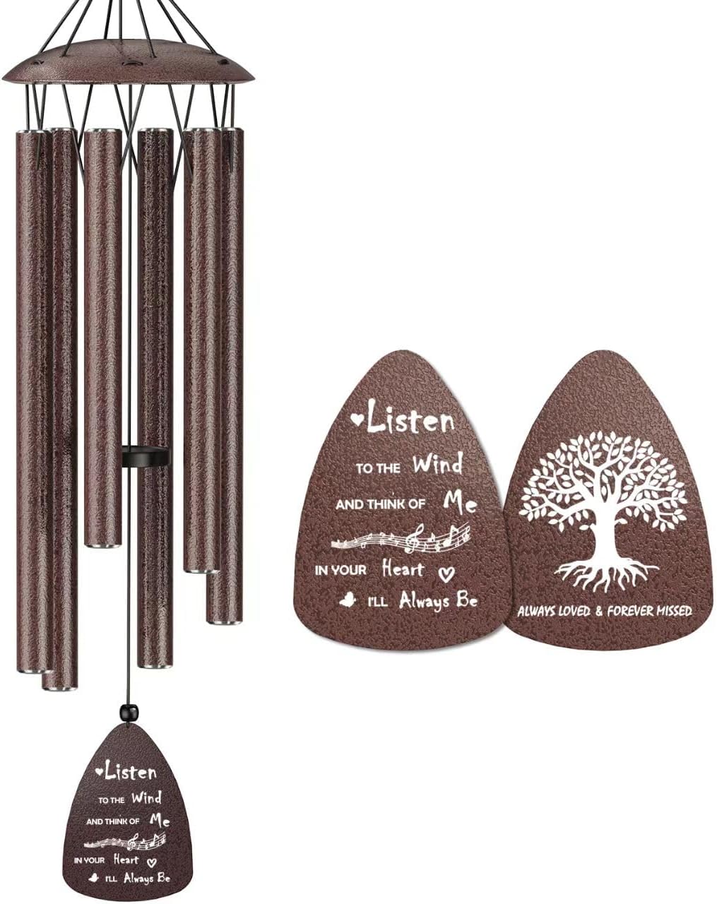 Memorial Wind Chimes by Prime | Heartfelt Sympathy Gift for Loss of Loved One - Perfect for Garden & Patio