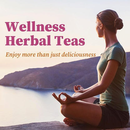 Fullchea Red Clover Tea Bags - 50 Non-GMO Teabags | Caffeine-Free Herbal Blend Rich in Antioxidants