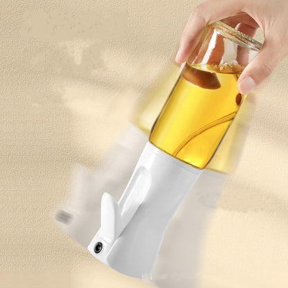 Skiennix Glass Oil Spray Bottle - Kitchen Atomizer for Easy Oil Dispensing | 10 oz Capacity