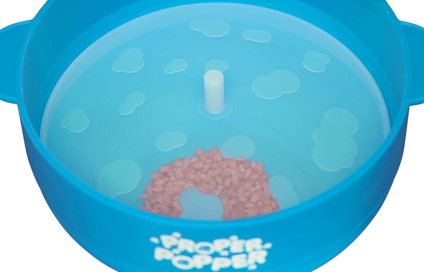 Proper Popper Microwave Popcorn Maker - Collapsible Silicone Bowl, BPA Free & Dishwasher Safe | Turquoise