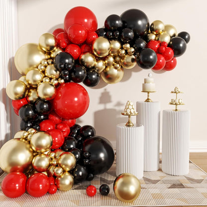 MEBAY Gold Balloons - 12 Inch Chrome Metallic Latex - 100 Pcs for Birthday, Graduation & Party Decor