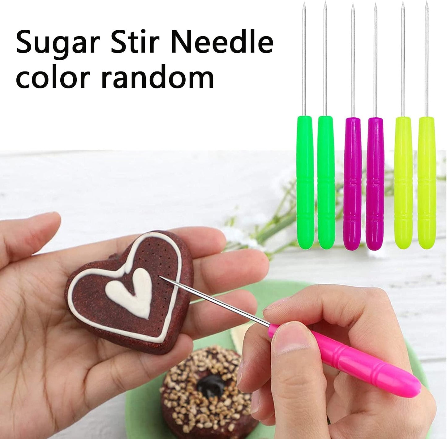 Tipless Piping Bags by 122Pieces - 100 Disposable Pastry Bags for Icing & Cookie Decorating - Includes 10 Ties, 10 Clips & 2 Scribers - Perfect for Cakes & Cookies (10 Inch)