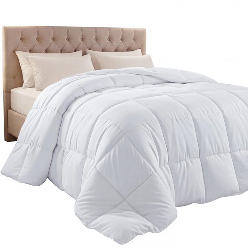 Utopia Bedding Twin XL Comforter Duvet Insert, Quilted White Comforter with Corner Tabs, Box Stitched Down Alternative Comforters Twin XL Size 68 x 92 inches