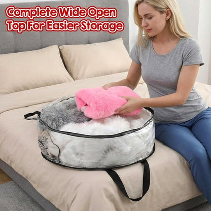 Clear Wreath Storage Bags by [Brand Name] - 5 Pcs Waterproof 24 x 8 Inch Christmas Wreath Protectors