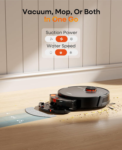 Skiennix Robot Vacuum and Mop Combo - Self-Emptying, 7000Pa Suction, 180 Mins Runtime | Smart Home Mapping