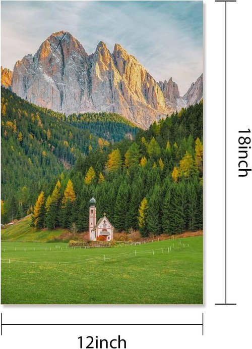 JIMUJIA Custom Canvas Art Print - Personalized Unframed Wall Decor | 12"x18" Custom Portrait for Home & Office