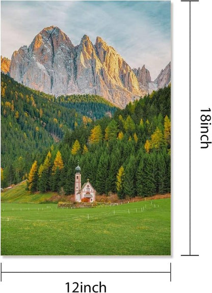 JIMUJIA Custom Canvas Art Print - Personalized Unframed Wall Decor | 12"x18" Custom Portrait for Home & Office