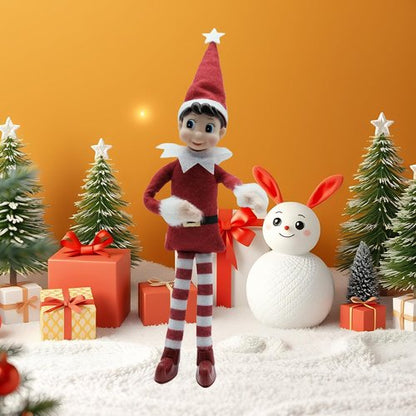LovelfStory Christmas Elf Doll Plush Toy - Perfect Holiday Gift for Kids | Festive Decor