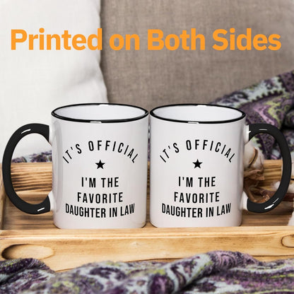 Aurahouse Daughter-In-Law Mug - Funny Mother's Day Gift from Mother-In-Law | Perfect for Birthdays & Weddings