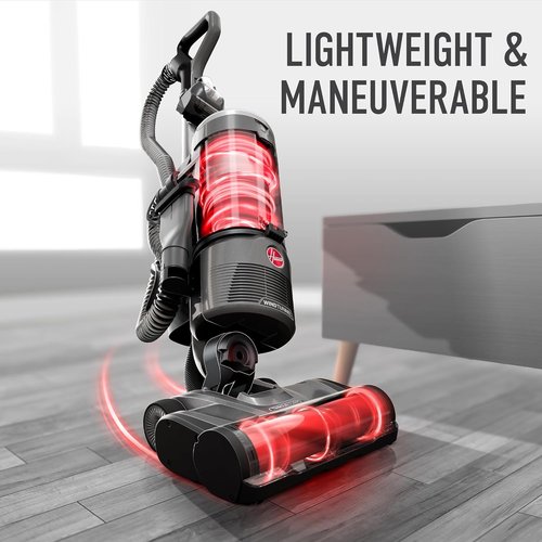 Hoover WindTunnel Pet Bagless Upright Vacuum Cleaner - Lightweight, Swivel Steering for Carpet & Hard Floors