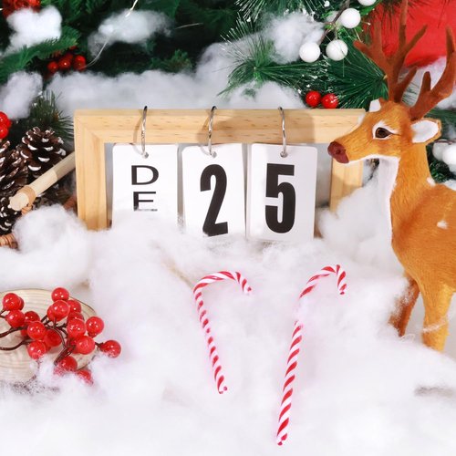 EIMMBD Christmas Cotton Snow Decor - Fluffy Artificial Snow for Holiday Crafts | 12.4 Ounces