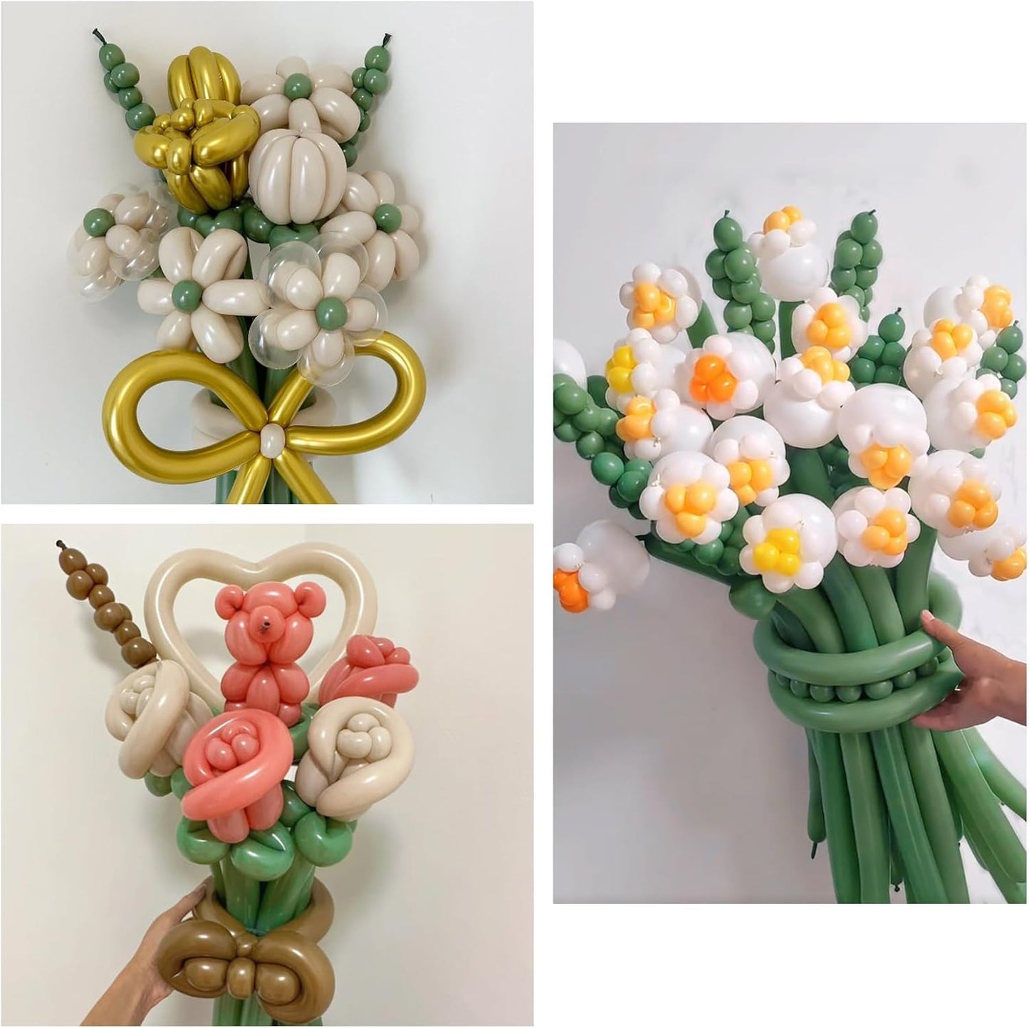 Sage Green 260Q Balloons by [Brand Name] - Thick Latex Twisting Balloons for Animal Models | 100pcs Set