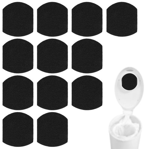 12 Pack Baby Diaper Pail Deodorizer Carbon Filters Refills Compatible with Ubbi, Activated Charcoal Fiber Absorber Eliminator Inserts Replacement Pads for Ubbi Diaper Pail Absorbing Accessories