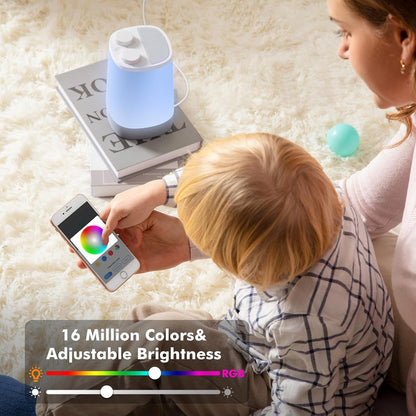 Skiennix Baby Sound Machine - Nursery Night Light & White Noise for Sleep | APP Control & Sleep Trainer