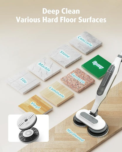 AIR U+ Steam Mop Replacement Brush Pads - Upgraded Design for Shark S8201, S8001, S7201 | 2 Count