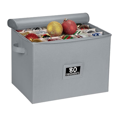 HOLDN’ STORAGE Christmas Ornament Box - Large Decor Containers that