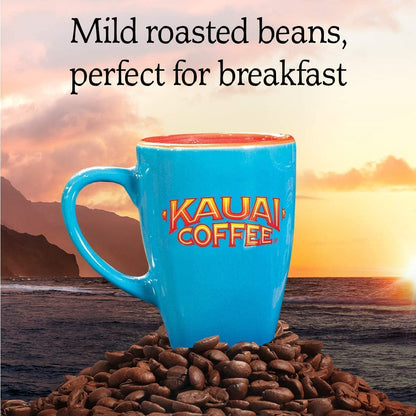 Kauai Coffee Single-serve Pods, Island Sunrise Mild Roast, Premium Coffee from Hawaii’s Largest Coffee Grower, 12 Count (Pack of 2), 4.2 Ounce, 1