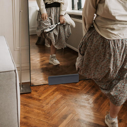 Uonlytech Floor Mirror Stand - Non-Slip Wooden Support Frame for Full-Length Mirrors | 9.84 x 3.14 x 2.75 Inches