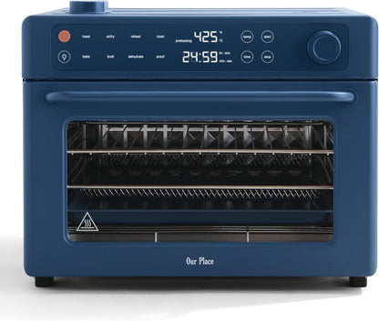 Our Place Wonder Oven Pro - 8-in-1 Digital Air Fryer & Countertop Oven | 32 QT, Blue Salt - Versatile Cooking Functions