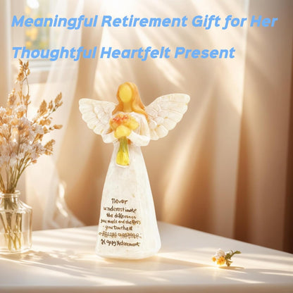 Regine Switzerland Angel Figurines - Thoughtful Retirement Gifts for Women | Perfect Christian Birthday Decor