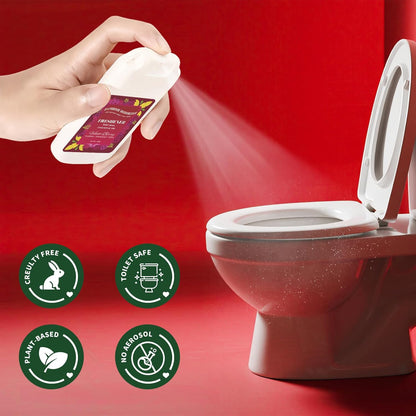 Skiennix Travel Size Toilet Spray - 2 Pack Air Freshener for Bathroom Deodorizer | Cedar & Berry Scent