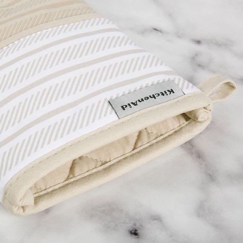 KitchenAid Oven Mitt Set - 2-Pack in Milkshake Color | Durable 7"x13" Design for Safe Cooking