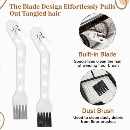 Skiennix Handheld Vacuum Cleaner Brush - 2-in-1 Universal Dust Tool for Robot Sweepers | 4 PCS Set