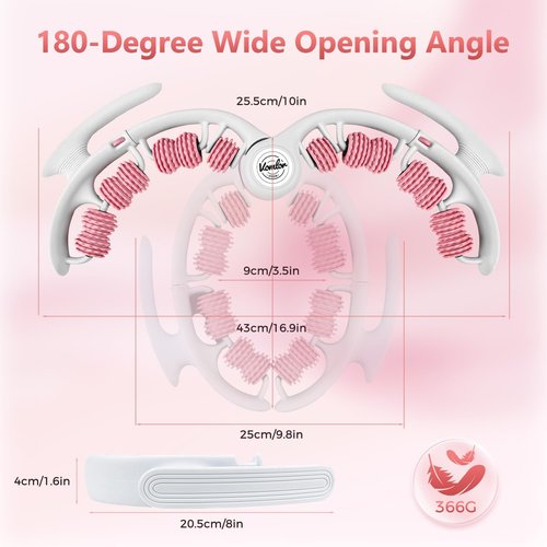 Cellulite Massage Roller - Deep Tissue Fascia Massager for Legs & Buttocks | Lymphatic Drainage Tool