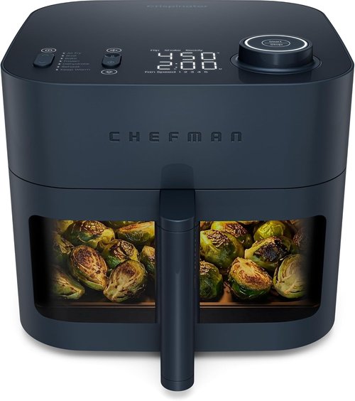 Chefman Crispinator Air Fryer - 7-in-1 Multi-Function with 8 Qt Capacity & TurboFry Pro Technology