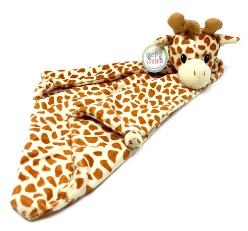 Giraffe Security Blanket - Ultra-Soft Baby Lovey for Sensory Comfort & Sleep Support | Machine Washable, Newborn & Toddler