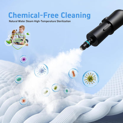 Skiennix Steam Cleaner - High-Temperature 257℉ Handheld Steamer for Home & Car | 1.9 Quart Capacity