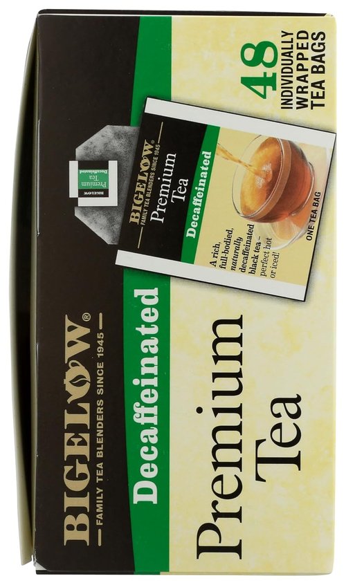 Bigelow Decaffeinated Black Tea - Premium 48 Count Individually Wrapped Tea Bags | Smooth Flavor