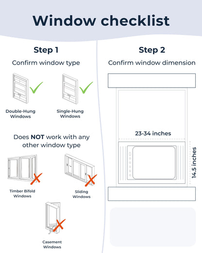 Windmill Window Air Conditioner - Quiet & Smart, Easy Install, Voice-Enabled, Remote & App Control AC Unit - 5,000 BTU Lite