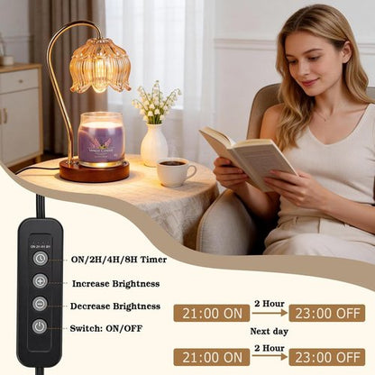Funistree Candle Warmer Lamp - Dimmable with Timer | Perfect Gift for Mother's Day & Home Decor