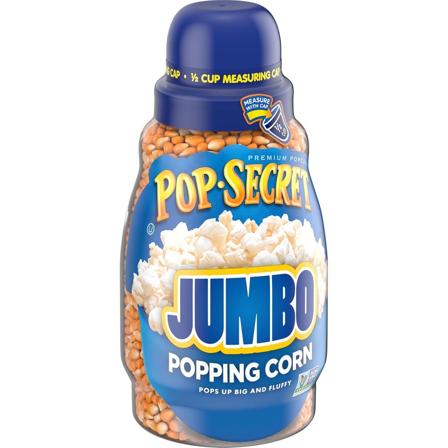 Pop Secret Jumbo Popcorn Kernels - 30 Oz Jar for Perfectly Fluffy Movie Night Snacks