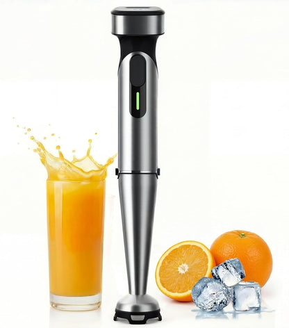 Skiennix Cordless Immersion Blender - Portable Handheld Mixer with Adjustable Speed for Smoothies & Soups