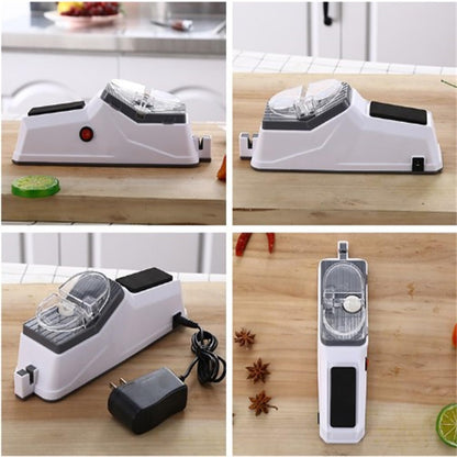 Surudoisharp Pro Electric Knife Sharpener, Electric Knife Sharpener, Multifunctional Professional Double-Sided Knife Sharpener3s Fast Sharpening, Knives Automatic Knives Sharpener