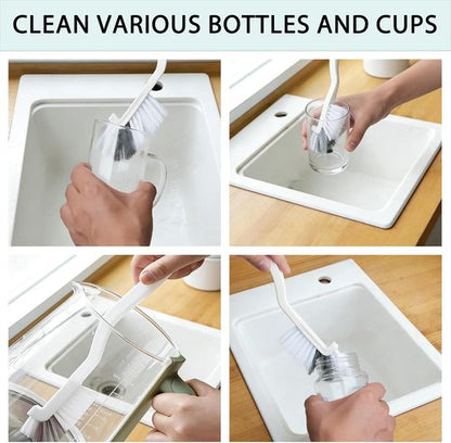 Crevice Cleaning Brush Set - Hard Bristle Gap Scrubber Tools for Bathroom & Shower | 12-Pack Essentials