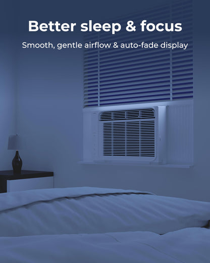 Windmill Window Air Conditioner - Quiet & Smart, Easy Install, Voice-Enabled, Remote & App Control AC Unit - 5,000 BTU Lite