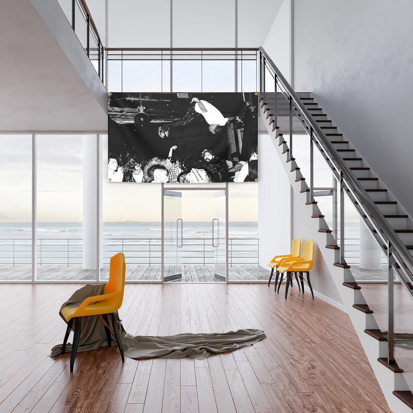 Playboi Carti - Die Lit Album Cover Flag Banner | Durable 3x5 Feet Wall Tapestry for Indoor & Outdoor Decor
