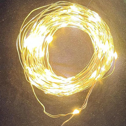 Skiennix 6-Pack Fairy Lights - Battery Operated 3.3ft 10 LED Silver Wire for Mason Jars & DIY Decor
