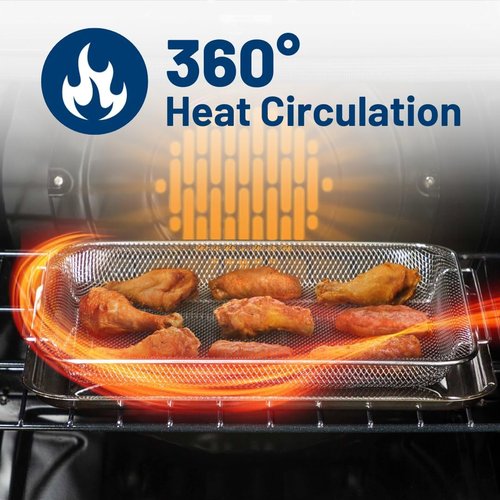 GE Appliances Air Fry Basket & Tray Set - Perfect for Crispy Cooking | PM48X120