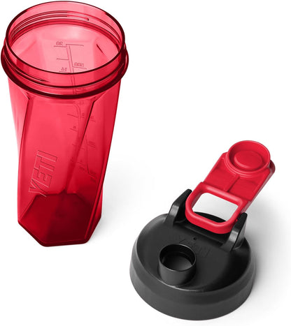 YETI Yonder Helimix Vortex Blender Shaker Bottle - 27oz Portable Protein Cup | Dishwasher Safe, Rescue Red