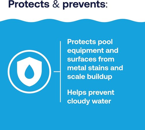 HTH 67068 Swimming Pool Care - Metal & Stain Defense for Corrosion Prevention & Protection